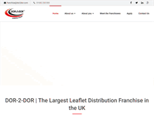 Tablet Screenshot of franchise.dor2dor.com